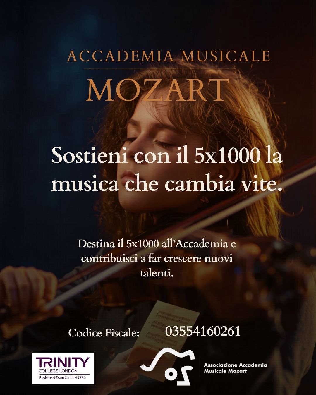 Sostieni con il 5x1000 la musica che cambia vite